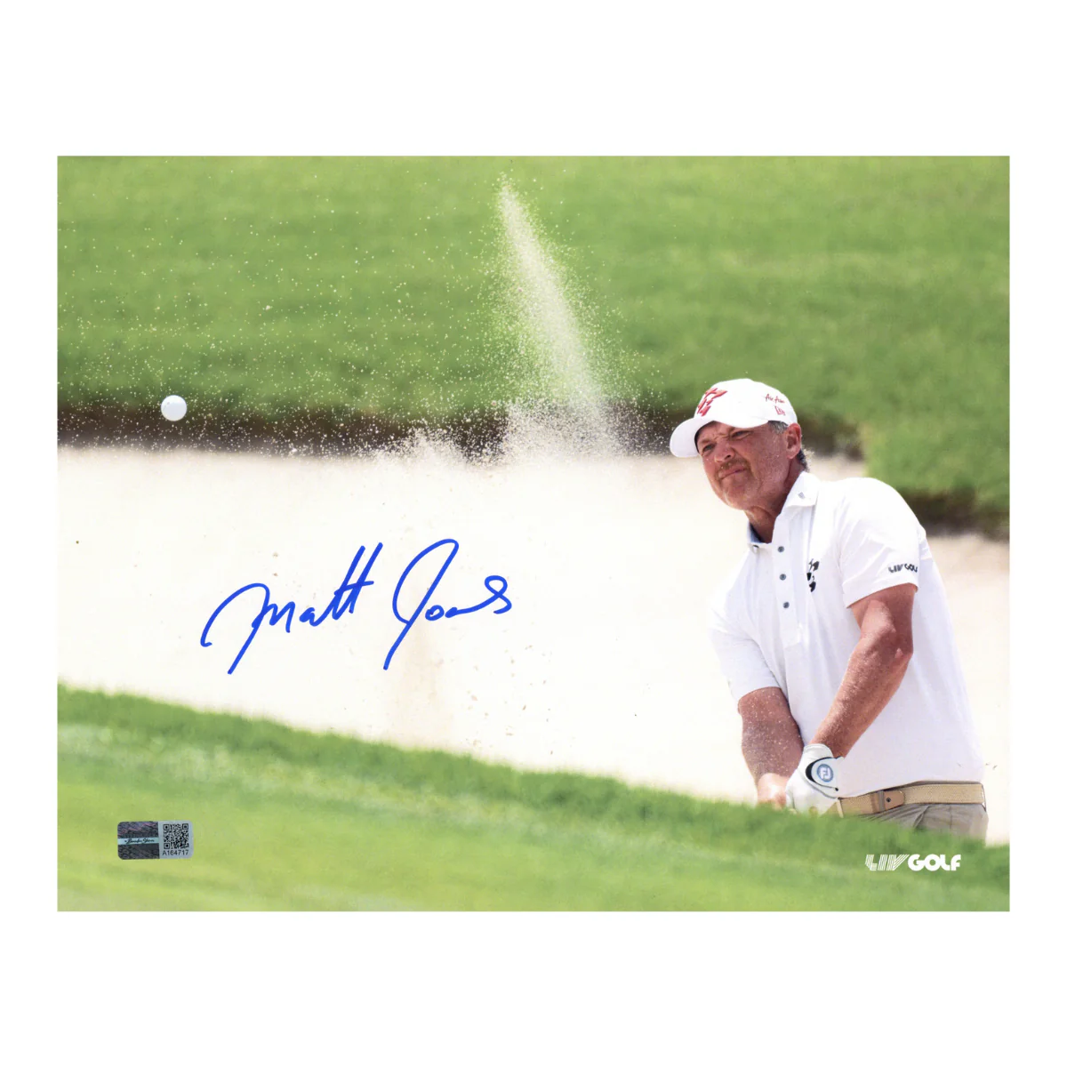 Matt Jones LIV Golf Autographed Signed 8x10 Photograph (CX Auth/LIV Golf LOA)