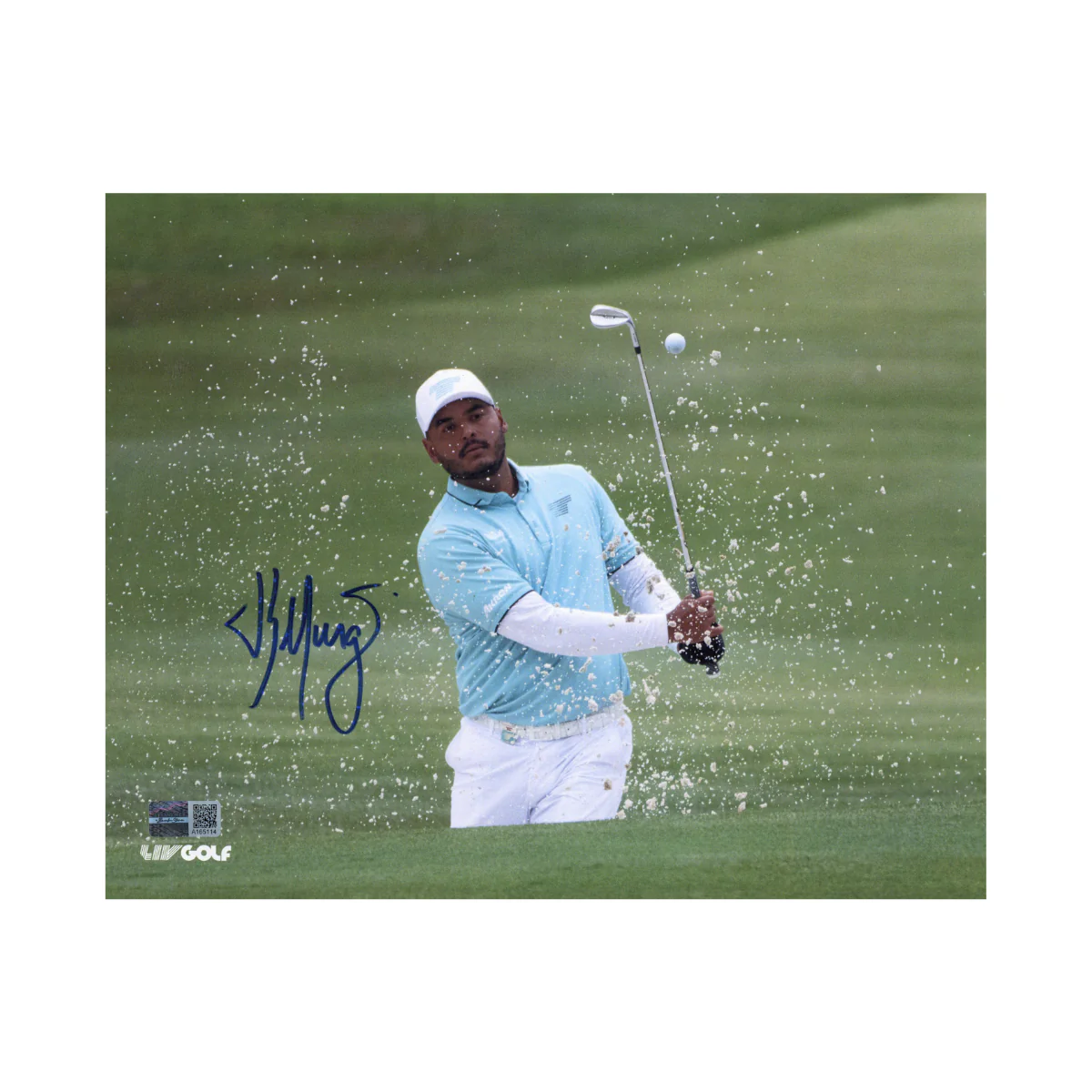 Sebastian Munoz LIV Golf Autographed Signed 8x10 Photograph (CX Auth/LIV Golf LOA)